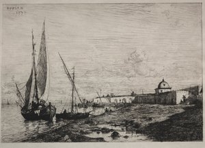 Port w San Remo autorstwa Adolphe Appian