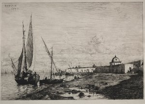 Port w San Remo, 1878. autorstwa Adolphe Appian