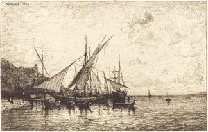 Port Monako autorstwa Adolphe Appian