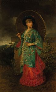 Portret Heleny z Meklemburgii-Schwerin 1814-1858, księżnej orleańskiej, 1883. autorstwa Adolphe Aze