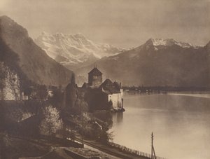 Zamek Chillon autorstwa Adolphe Braun
