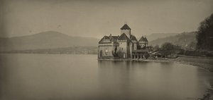 [Zamek w Chillon] autorstwa Adolphe Braun