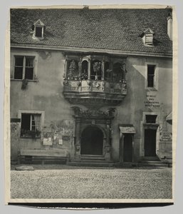 Fasada alzacka, Wartownia w Colmar autorstwa Adolphe Braun