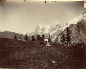 Krajobraz, Szwajcaria autorstwa Adolphe Braun