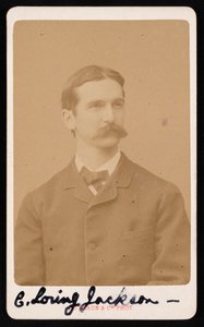 Portret Charlesa Loringa Jacksona z lat 1847-1935, ok. 1887 r. autorstwa Adolphe Braun