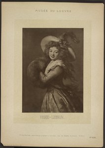 [Autoportret autorstwa Vigee-Lebrun, Luwr] autorstwa Adolphe Braun