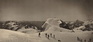 Szczyt Mont Titlis, Szwajcaria autorstwa Adolphe Braun
