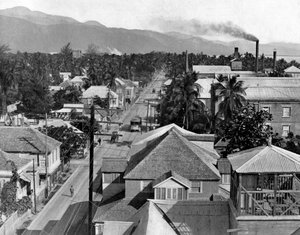 Harbour Street wschód, Kingston, Jamajka, c1905.