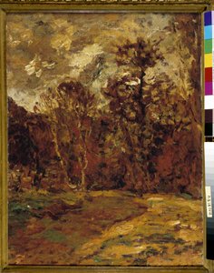 Jesienny krajobraz autorstwa Adolphe Joseph Thomas Monticelli