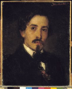 Domniemany portret malarza Ferdynanda Violi, 1859 (olej na płótnie) autorstwa Adolphe Joseph Thomas Monticelli