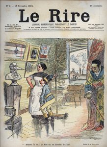 Arystoteles powiedział: Śmiech jest zaburzeniem duszy – rysunek Adolphe Willette (1857-1926) do „Śmiechu” z 17 listopada