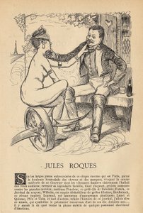 Współcześni mężczyźni, numer 411, ilustracja Adolphe dit Willette (1857-1926): Press, Le Courrier Français, Roques Jules (XIX-XX w.) autorstwa Adolphe Leon Willette