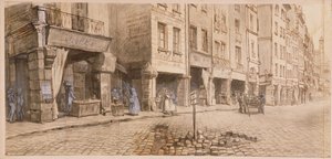 Ulica (pióro i atrament i toaleta na papierze)