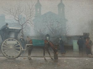 Hansom Cab w All Saints