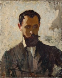 Studium autoportretu, ok. 1912 (olej na płótnie)