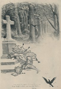 Cykada, 1919 autorstwa Adolphe Leon Willette