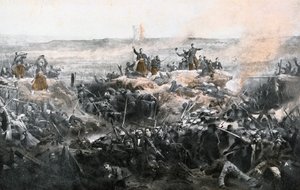 Zdobycie Malakoffa przez armię francuską, 1855 autorstwa Adolphe Yvon