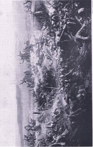 Zdobycie Malakoffa przez Francuzów, ilustracja z brytyjskich bitew na lądzie i morzu, 1915 autorstwa Adolphe Yvon