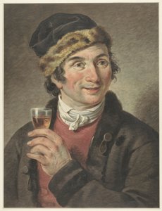 Portret Adriaana de Lelie w kapeluszu autorstwa Adriaan de Lelie