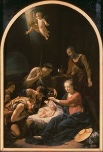 Adoracja pasterzy, 1703 autorstwa Adriaan van der Werff