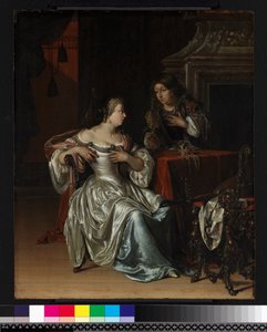 Sługa Tankreda przedstawiający serce Guiscarda w złotym pucharze Guismondowi, 1675 r