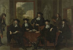 Kuratorzy Collegium Medicum w Amsterdamie, 1683 r.