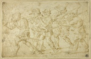 Piechota autorstwa Adriaen Brouwer