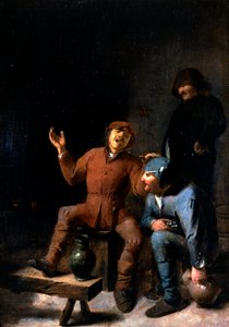 Francuski: La Chanson à boire Singers autorstwa Adriaen Brouwer