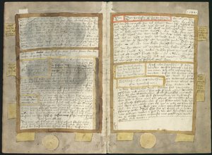 Visboeck Adriaena Coenena - KB 78 E 54 - folio 150v (po lewej) i 151r (po prawej)