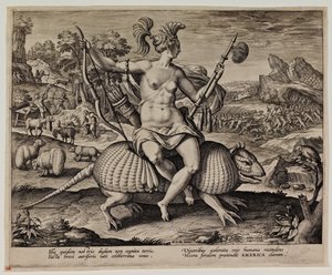 Ameryka autorstwa Adriaen Collaert