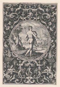 Juno, płyta 1, z Sądu Paryskiego autorstwa Adriaen Collaert