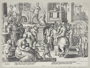 Ścięcie św. Jakuba autorstwa Adriaen Collaert