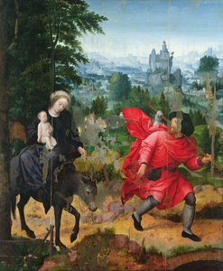 Ucieczka do Egiptu autorstwa Adriaen Isenbrandt or Isenbrant
