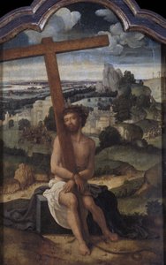 Mąż boleści autorstwa Adriaen Isenbrandt or Isenbrant