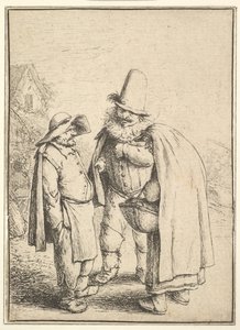 Figury groteskowe, 1610-85. autorstwa Adriaen Jansz. van Ostade