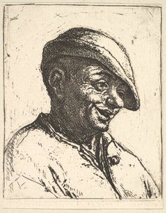 Roześmiany chłop, 1610-85. autorstwa Adriaen Jansz. van Ostade