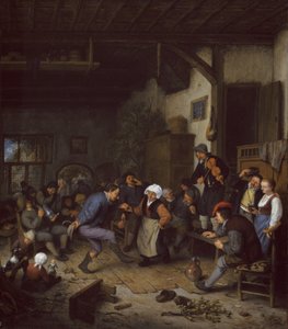 Wesołych w karczmie, 1674 autorstwa Adriaen Jansz. van Ostade