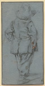 Stojący chłopiec od tyłu autorstwa Adriaen Jansz. van Ostade