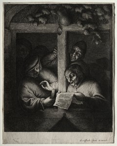 Kolędnicy. autorstwa Adriaen Jansz. van Ostade