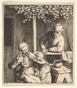 Lalka, 1610-85. autorstwa Adriaen Jansz. van Ostade
