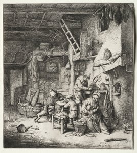 Rodzina, 1647. autorstwa Adriaen Jansz. van Ostade