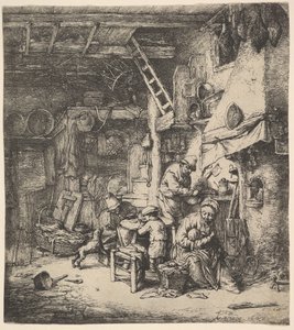 Rodzina, 1647. autorstwa Adriaen Jansz. van Ostade