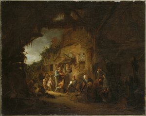 Stary Skrzypek, 1641 autorstwa Adriaen Jansz. van Ostade
