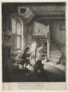 Pracownia Malarstwa. autorstwa Adriaen Jansz. van Ostade