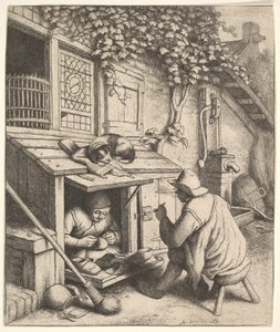 Szewc, 1610-85. autorstwa Adriaen Jansz. van Ostade