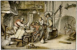 Muzyk autorstwa Adriaen Jansz. van Ostade