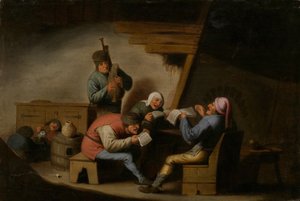 Śpiewacy z wioski autorstwa Adriaen Jansz. van Ostade