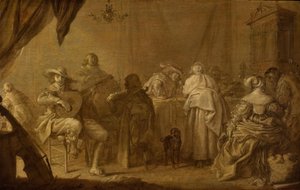 Impreza muzyczna autorstwa Adriaen Pietersz van de Venne
