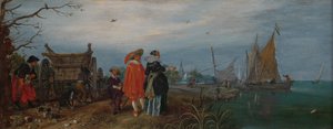 Jesień (rozmowa) autorstwa Adriaen Pietersz van de Venne