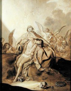 Pieta, 1637 autorstwa Adriaen Pietersz van de Venne